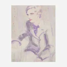Bosie by Elizabeth Peyton, 1998, lithograph in colors, sold Sep 2020