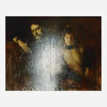 Tim Davis, Alphonse Daudet et sa fille (from Permanent Collection), 2004, c-print