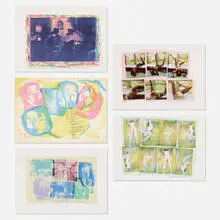 Carolee Schneemann, five works, 1979, photo-screenprint in colors