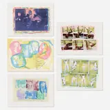 Carolee Schneemann, five works, 1979, photo-screenprint in colors