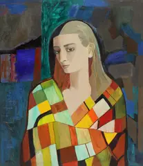 Vladimir Lunevski, Untitled, 1994 oil on canvas 80 x 70cm
