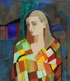 Vladimir Lunevski, Untitled, 1994 oil on canvas 80 x 70cm