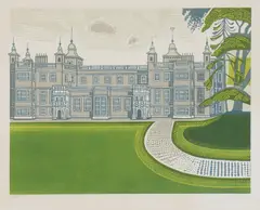Untitled by Edward Bawden, Edward Bawden RA (1903-1989) 'Audley End House' linocut in colours, sold Oct 2021