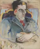 Untitled by Lucy Harwood, pastel and gouache 51 x 40cm ., sold Oct 2021