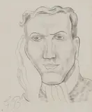 Jessica Dismorr, Untitled, pen and ink 32 x 26cm Provenance: With Abbott & Holder
