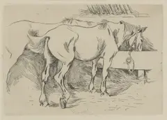 Robert Bevan, Untitled, 1894 etching on laid paper