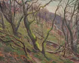 Phelan Gibb, Untitled, oil on board 46 x 56cm