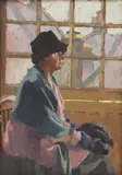 Marjorie Lilly, Untitled, oil on panel 33 x 23.5cm Marjorie Lilly was born in London and studied at the Slade
