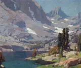 Sierra Lake by Edgar Alwin Payne, oil on canvas, sold Dec 2007