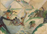Robert Lee Eskridge, Bora Bora, 1920, oil on canvas