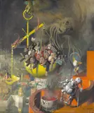 Julius Moessel, Peace be with You, 1949-1955, oil on canvas