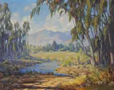 John A. Dominique, Spring in Montecito, 1927, oil on canvas