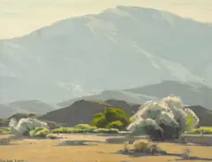 Desert Spring by Sam Hyde Harris, oil on canvas on board, sold Dec 2007