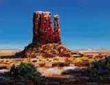 Conrad Buff, Mitten Peak, Monument Valley
