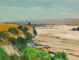 Charles Partridge Adams, San Gorgonio from the Santa Ana River
