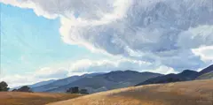 Clouds over La Colina by Ray Strong, 1976, oil on canvas, sold Dec 2007