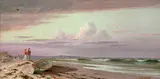 Francis A. Silva, On the Connecticut Shore, 1869, oil on painter's board