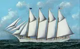 Antonio Jacobsen, Portrait of the Ship, Anna R. Heidritter