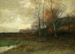 John Francis Murphy, Tonalist Landscape, oil on canvas