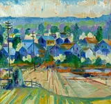 Joseph Barrett, View of Town