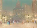 Johann Berthelsen, An Evening Walk in New York City
