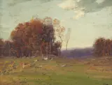 George M. Bruestle, November Afternoon, oil on board