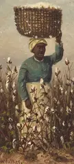 Cotton Picking by William Aiken Walker, oil on panel, sold Aug 2007