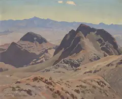 Maynard Dixon, Toward Arizona (No.520), 1934, oil on canvas on board