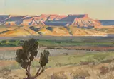 Maynard Dixon, Fields of Toquerville, Utah (No.466) 10 x 13 3/4in