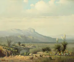 Sierra del Carmen (No.7932) by Gerald Harvey, 1966, oil on canvas, offered Aug 2007