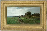 William Keith, Scene near Munich, oil on canvas
