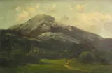 Annie Harmon, A Group of Landscapes (13), two oil on panel (cigar box tops); eleven oil on canvas (seven unstretched)