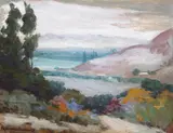 Jean Mannheim, Around Alhambra (No.298), oil on board