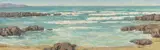 Ross Dickinson, Coastal Waves, oil on masonite