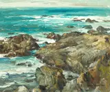 Maurice Logan, Minus Tide, oil on canvas