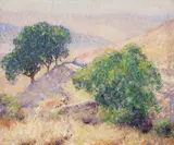 William Clapp, Golden Hills and Trees in Spring