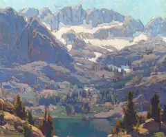 Edgar Alwin Payne, Lake in the Sierras 28 x 34in