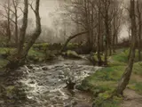 Anna Althea Hills, View along a Brook