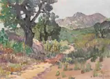 Charles A. Fries, Among the Oaks (No.1475)