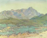 Charles A. Fries, Forenoon Effect on Eagle's Peak (No. 614)