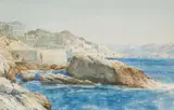 Gunnar Widforss, Coastal Scene, Marseilles