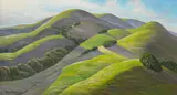 Ray Strong, Spring, Black Mountain, Marin County, oil on canvas