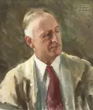 Matteo Sandona, A Portrait of Maurice Logan, oil on canvas