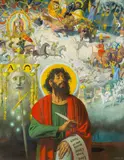Julius Moessel, The Apocalypse, 1946, oil on canvas on board