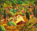 Helen Rousseau, Red Roofs, Santa Barbara