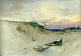 George Henry Smillie, On the Sands at Evening