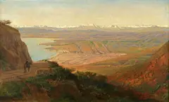Henry Augustus Ferguson, Vina del Mar from the South, Chile, oil on canvas