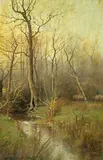 Du Bois Fenelon Hasbrouck, Woodlawn, oil on canvas