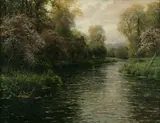 Louis Aston Knight, French River Landscape