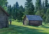 Aiden Lassell Ripley, Cabin at Camp Adams